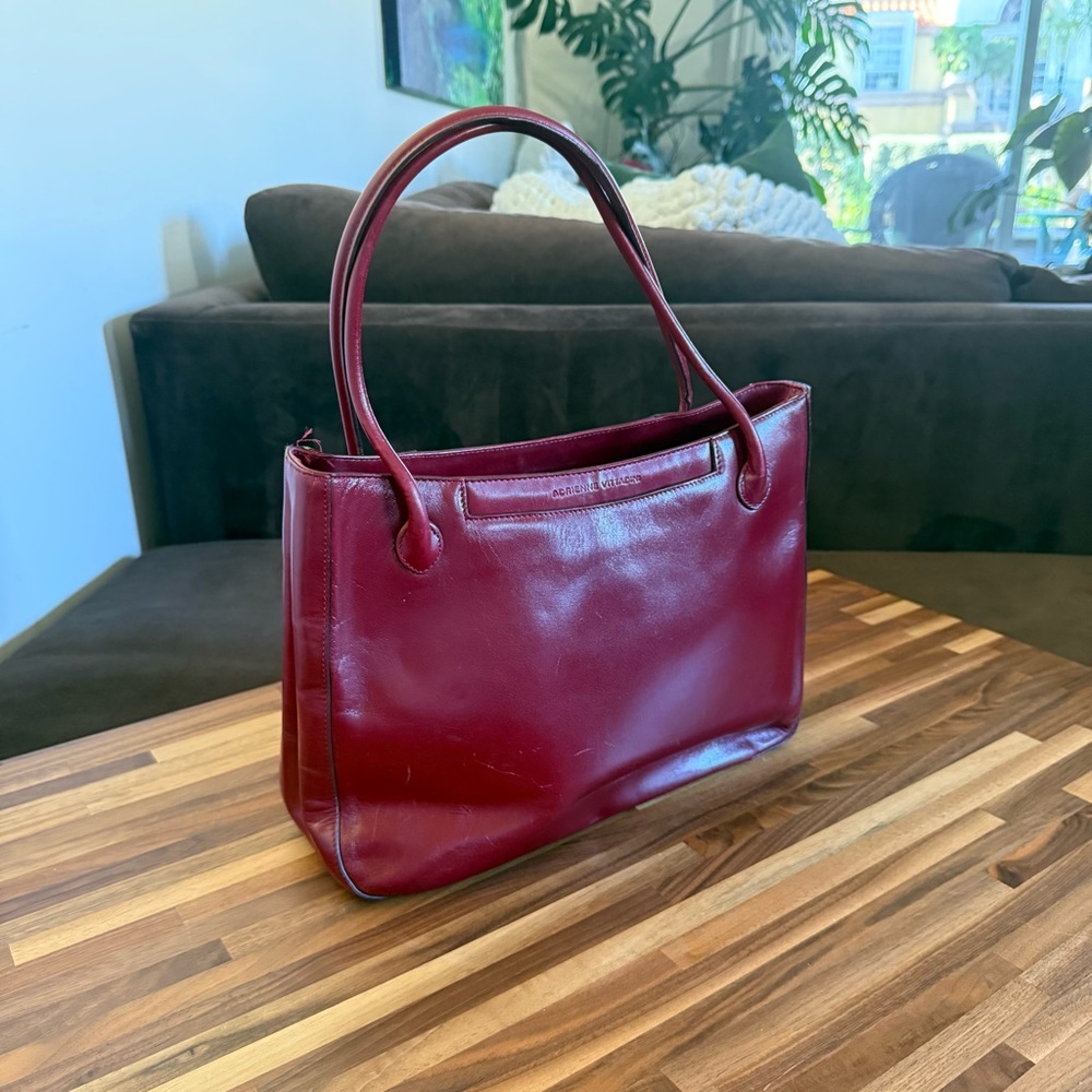 Adrienne Vittadini Deep Red Shoulder Bag